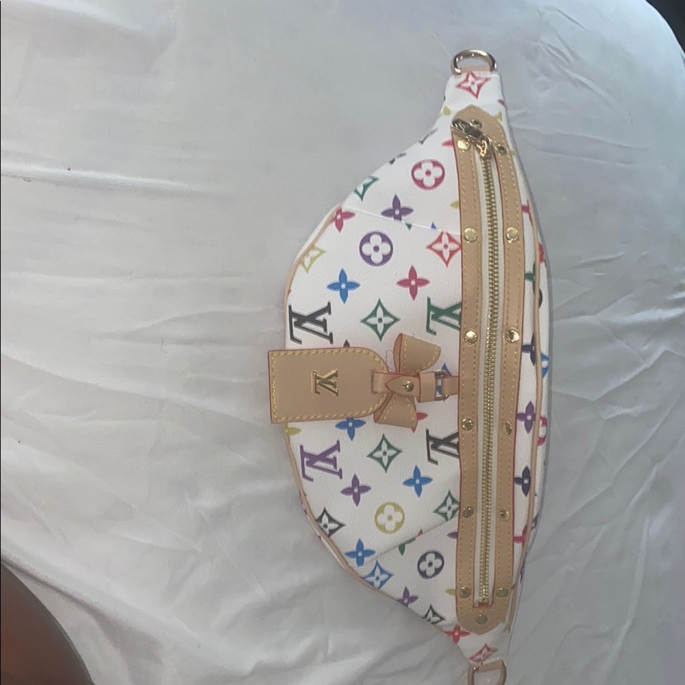 Louis Vuitton White Multicolor Crossbody Bag